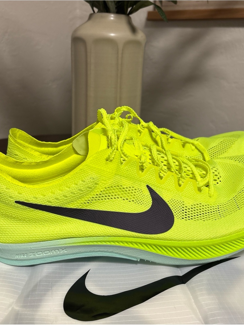 Nike ZoomX Dragonfly Track Spikes Shoes Volt Green DR9922-700 Mens Size 14